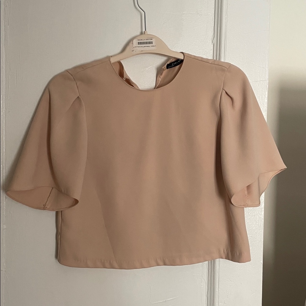 Zara Beige Top